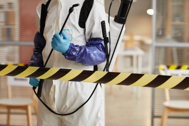 Professional Biohazard technician working in Highlands, TX